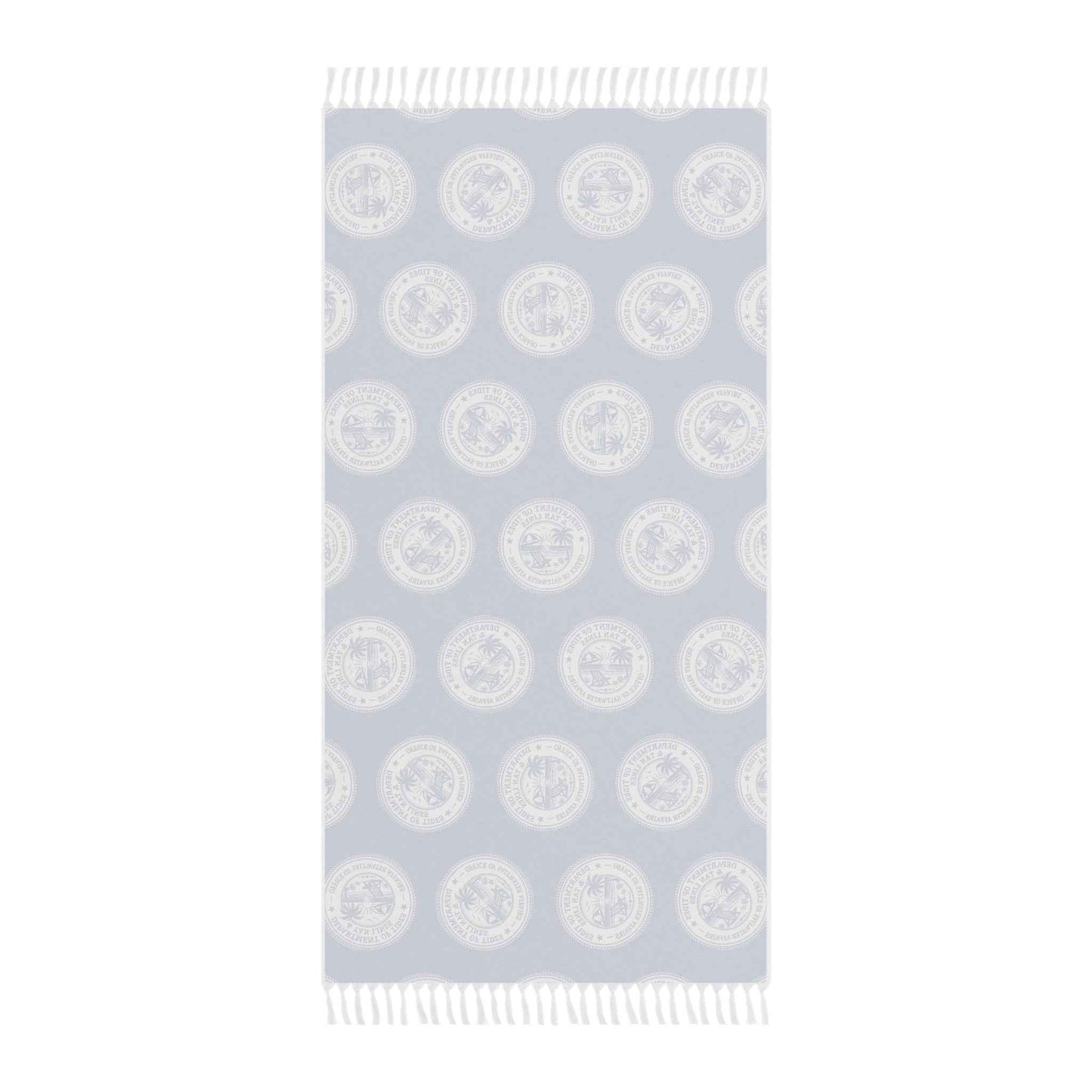 Department of Tides & Tan Lines Beach Blanket – Coastal Seal Boho Towel, Office of Saltwater Affairs