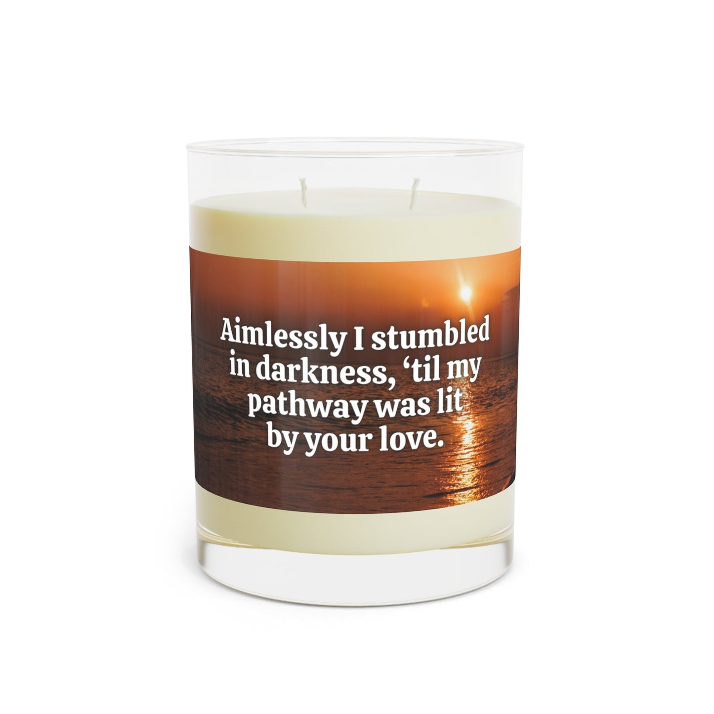 “Aimlessly I Stumbled” Candle | Romantic Quote Soy Candle