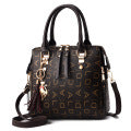 Women's Red Straps Leisure CROSS Shoulder Bag Large Capacity PU Leather Handbag