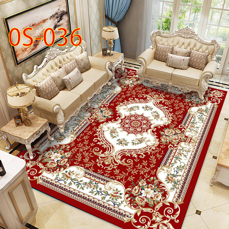 Carpet Living Room Sofa Coffee Table Cushion European American Home