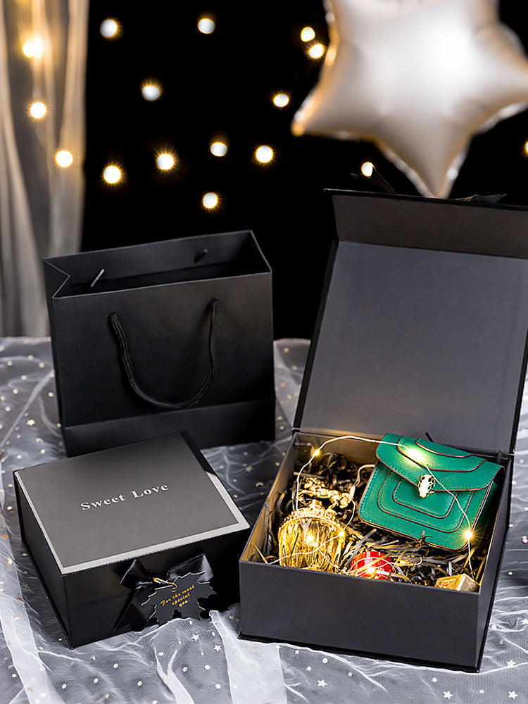 Gift Box For Boy And Girl Friends Birthday Gift Box Korean Version Of Large Lipstick Packaging Box Empty Box
