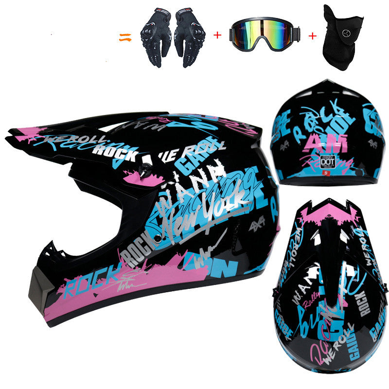 Full Cover Four Seasons Off-road Helmet Racing Downhill Cap Kart