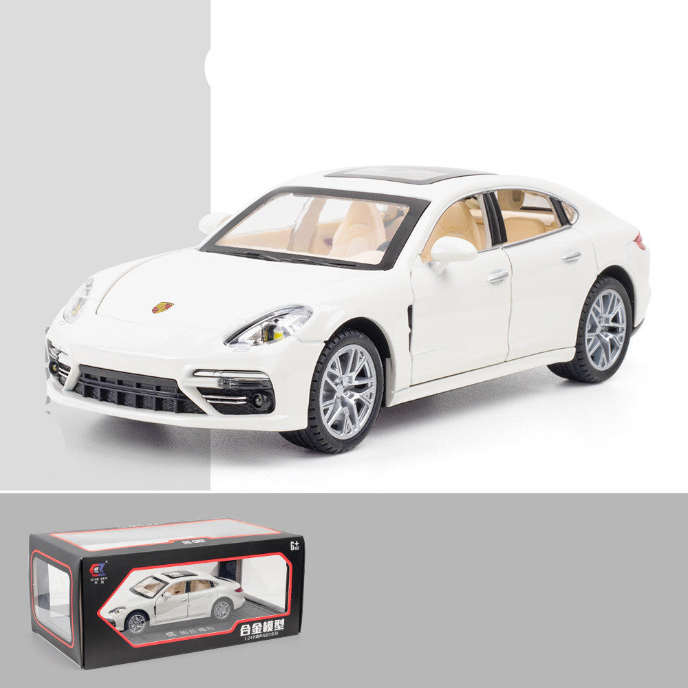 Car Sound And Light Pull Back Six Door Box