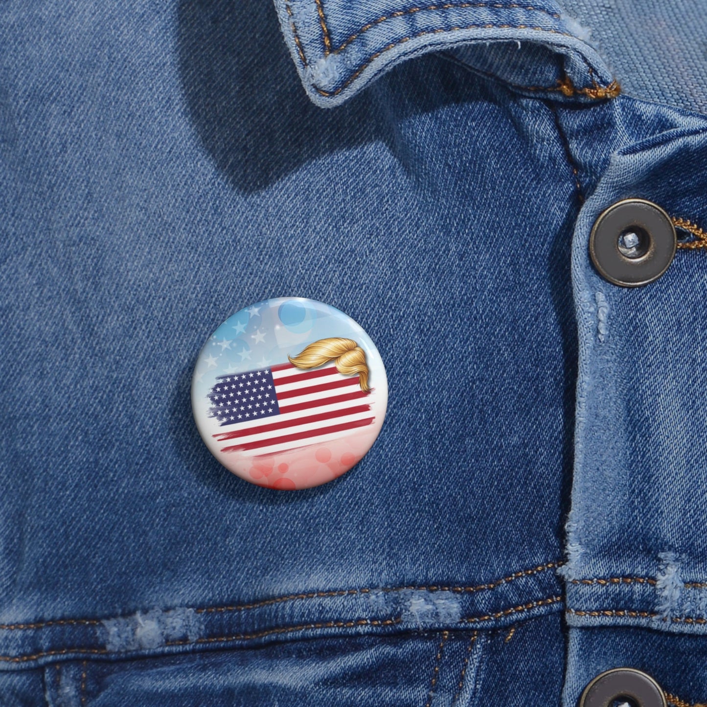 Golden Swoop Pinback Button