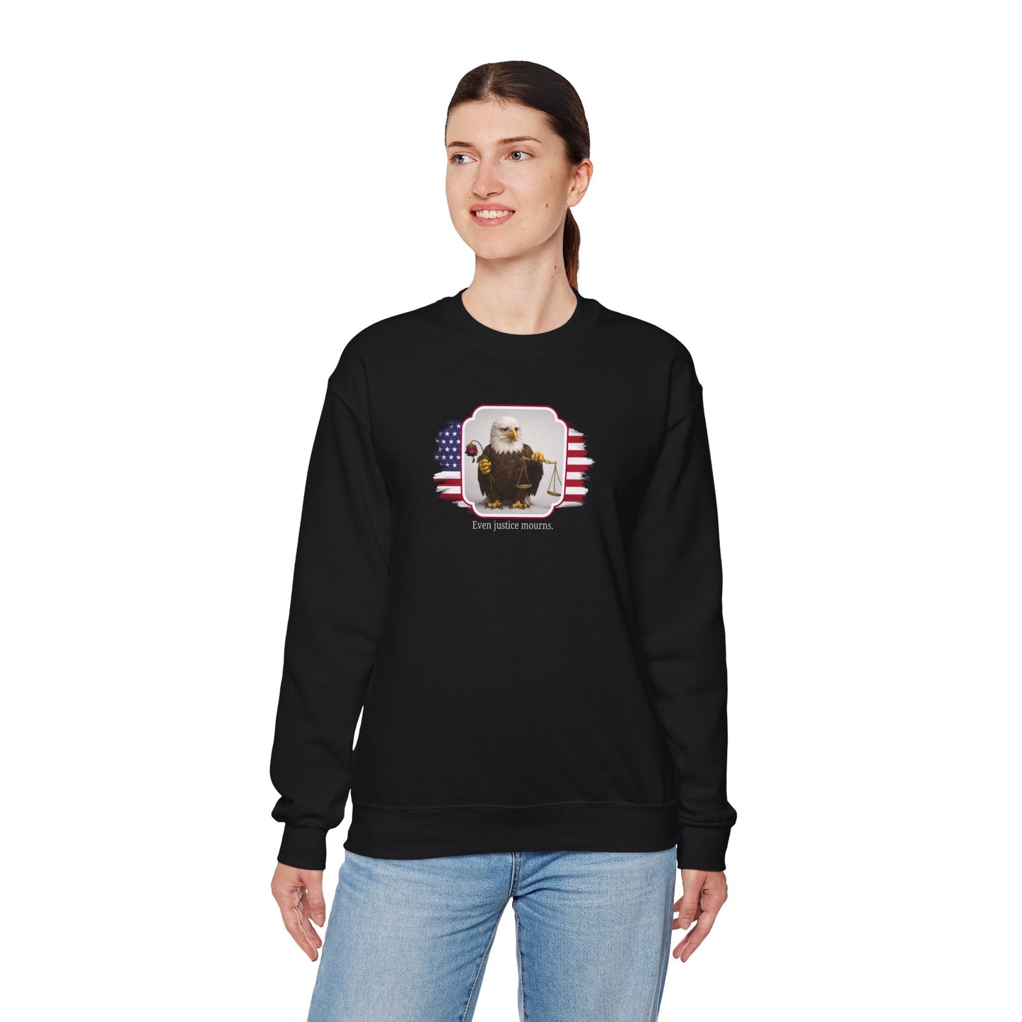 Even Justice Mourns Political Parody Sweatshirt