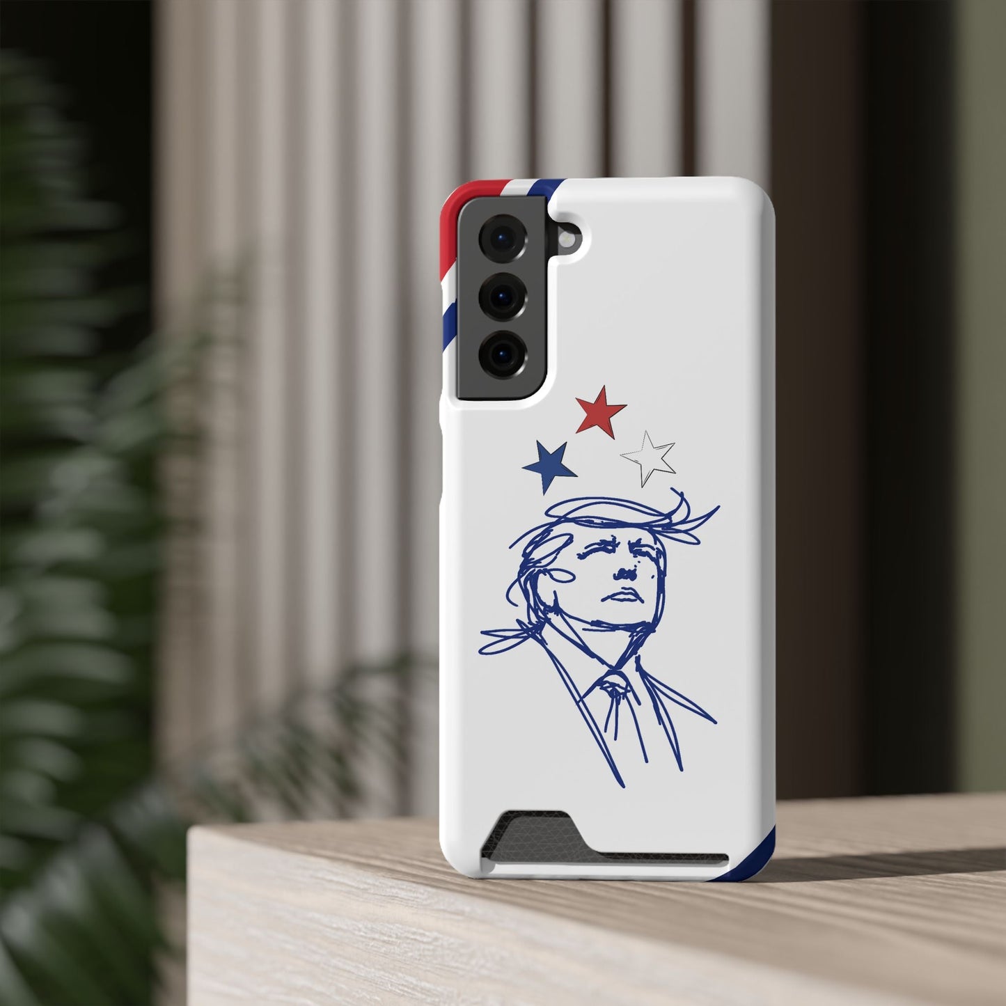 Minimal Line Portrait Samsung Case — Say Less Edition