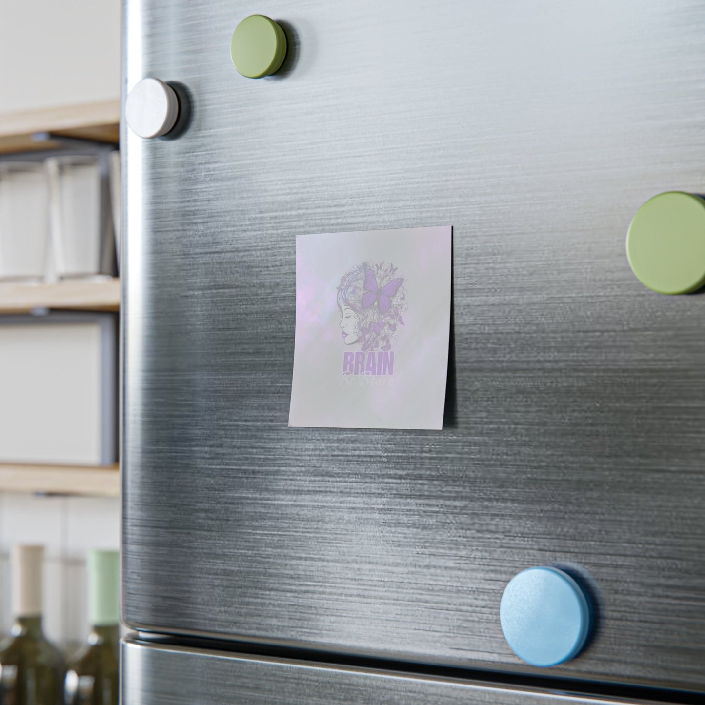 Brain, Be Brave — Epilepsy Awareness Sticky Notes
