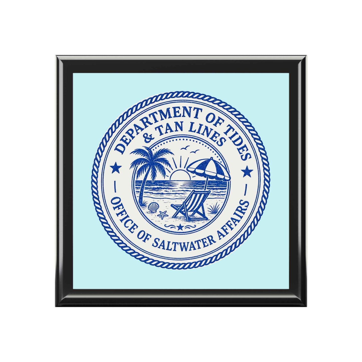 Department of Tides Jewelry Box – Officially Approved Treasure Storage