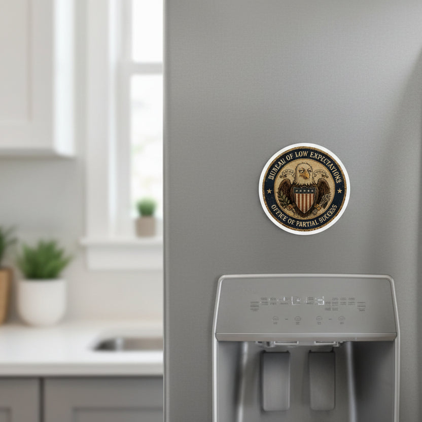 Bureau of Low Expectations Magnet | Office of Partial Success