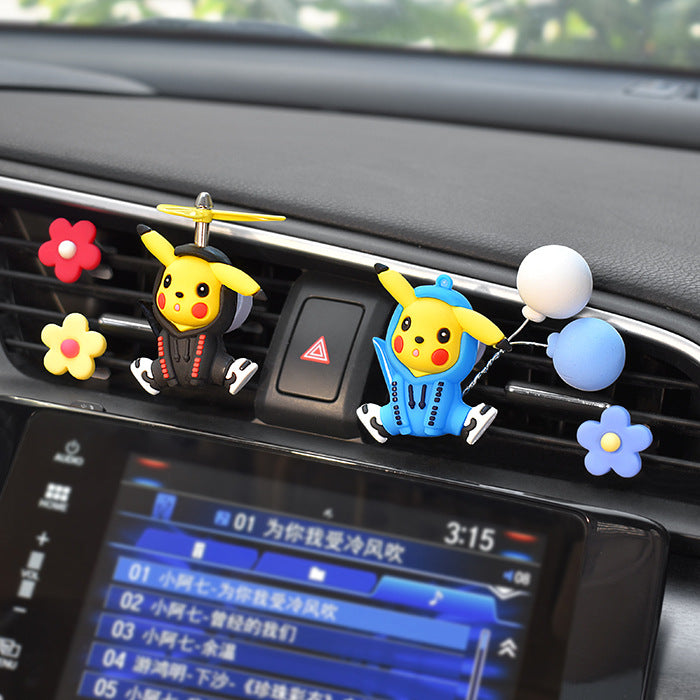 Pikachu Car Air Freshener Clip for Cute Interior Decor