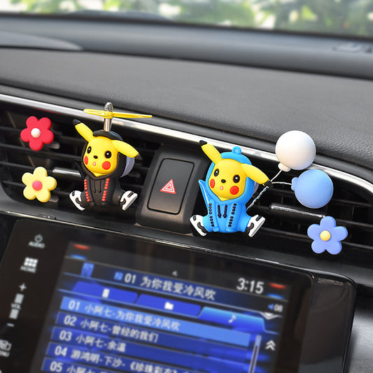 Pikachu Car Air Freshener Clip for Cute Interior Decor