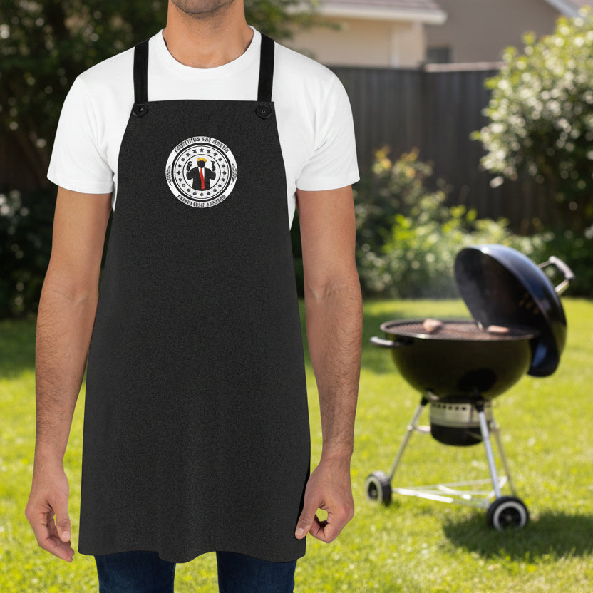 Certified Six Seven Apron – Political Parody Kitchen & Grill Apron