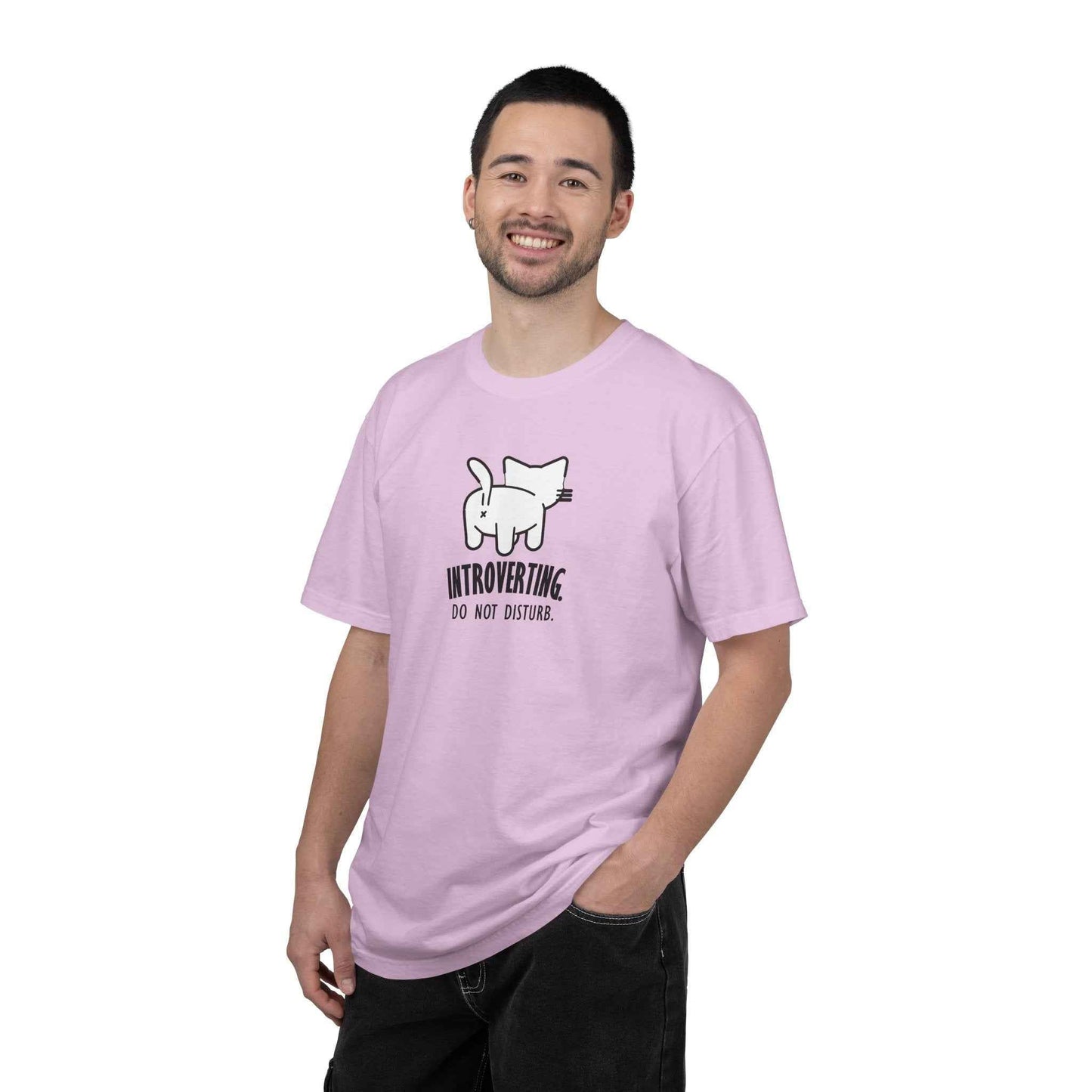Introverting. Do Not Disturb. Unisex Cat T-Shirt