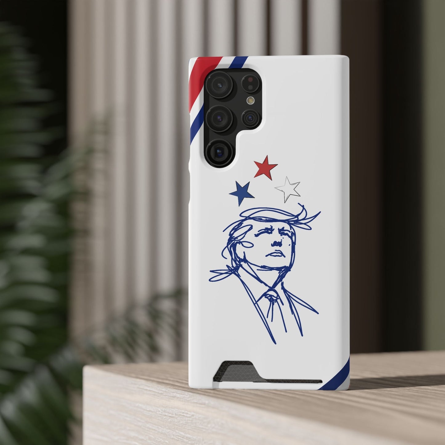 Minimal Line Portrait Samsung Case — Say Less Edition