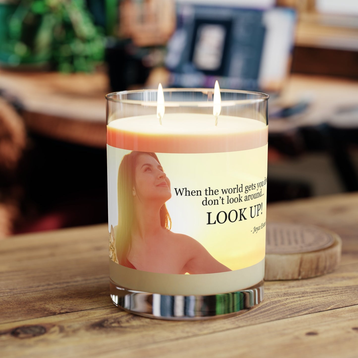 Look Up Candle | Inspirational Quote Soy Candle