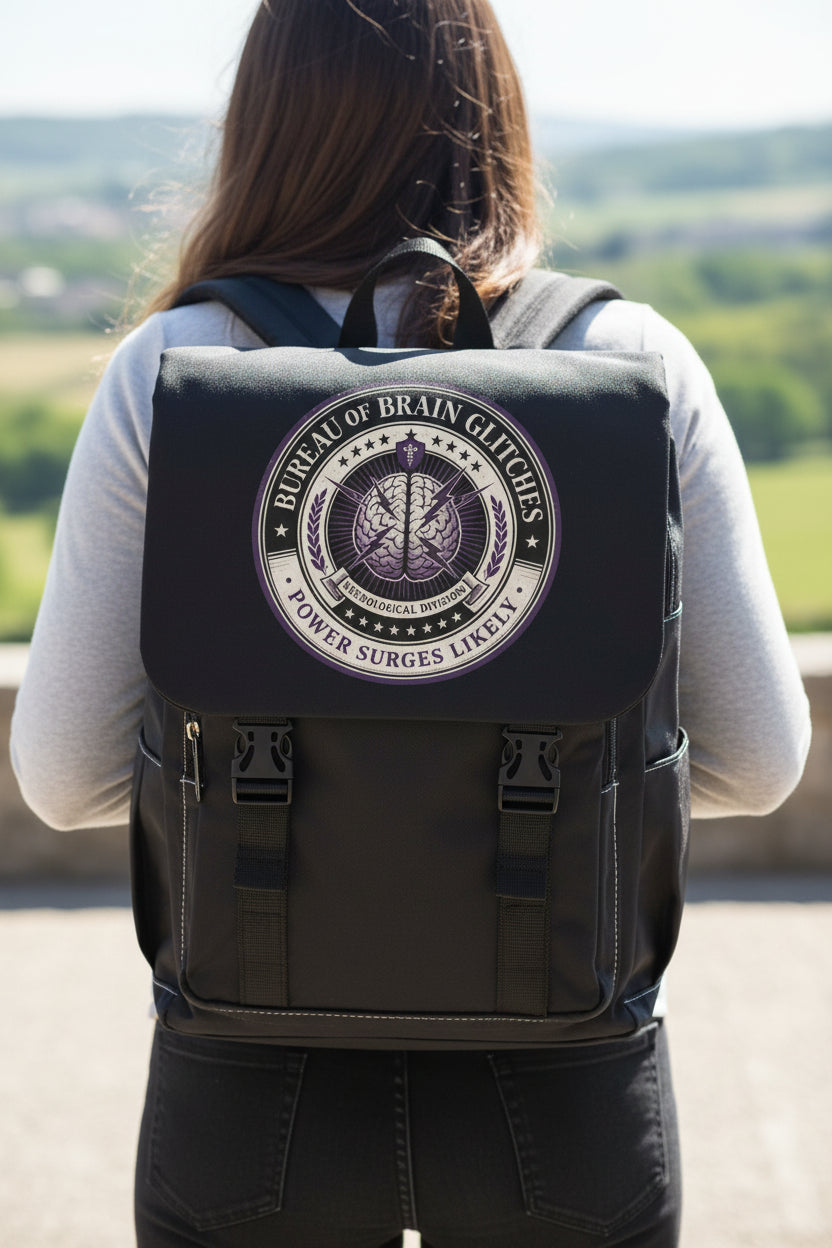 Neurostrong Carry – Epilepsy Awareness Canvas Backpack