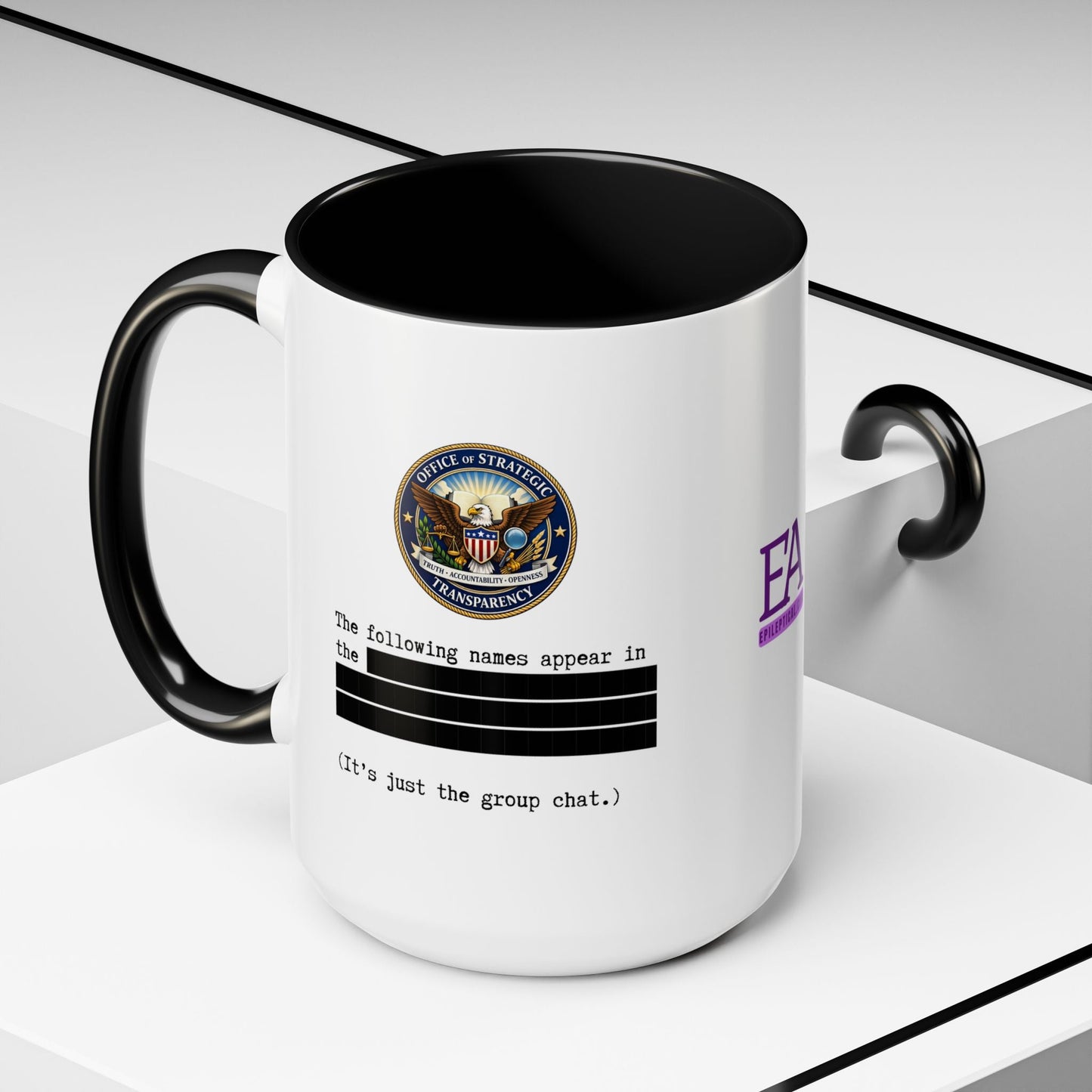 Unsealed Documents Coffee Mug – Redacted Files Political Satire Mug