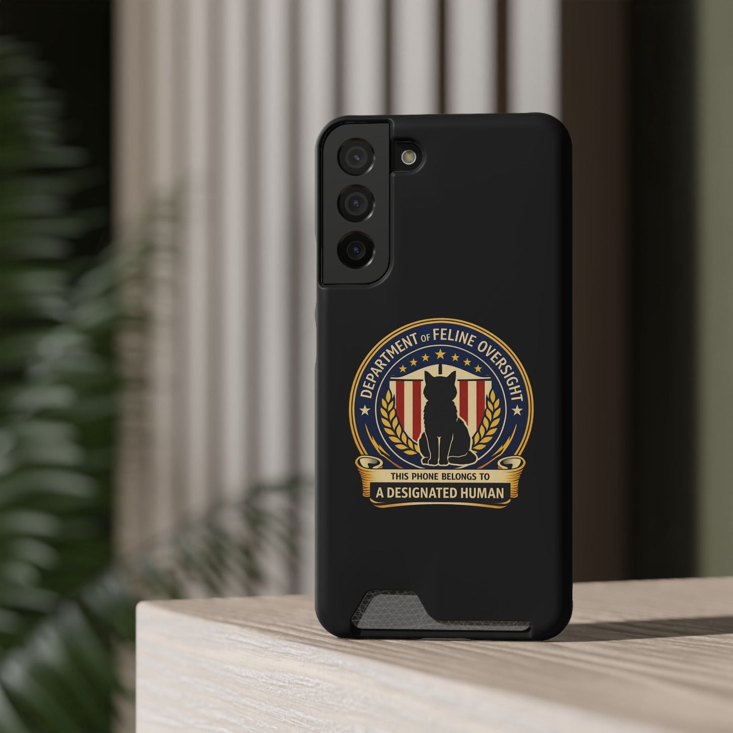 Department of Feline Oversight Samsung Case — Designated Human Edition
