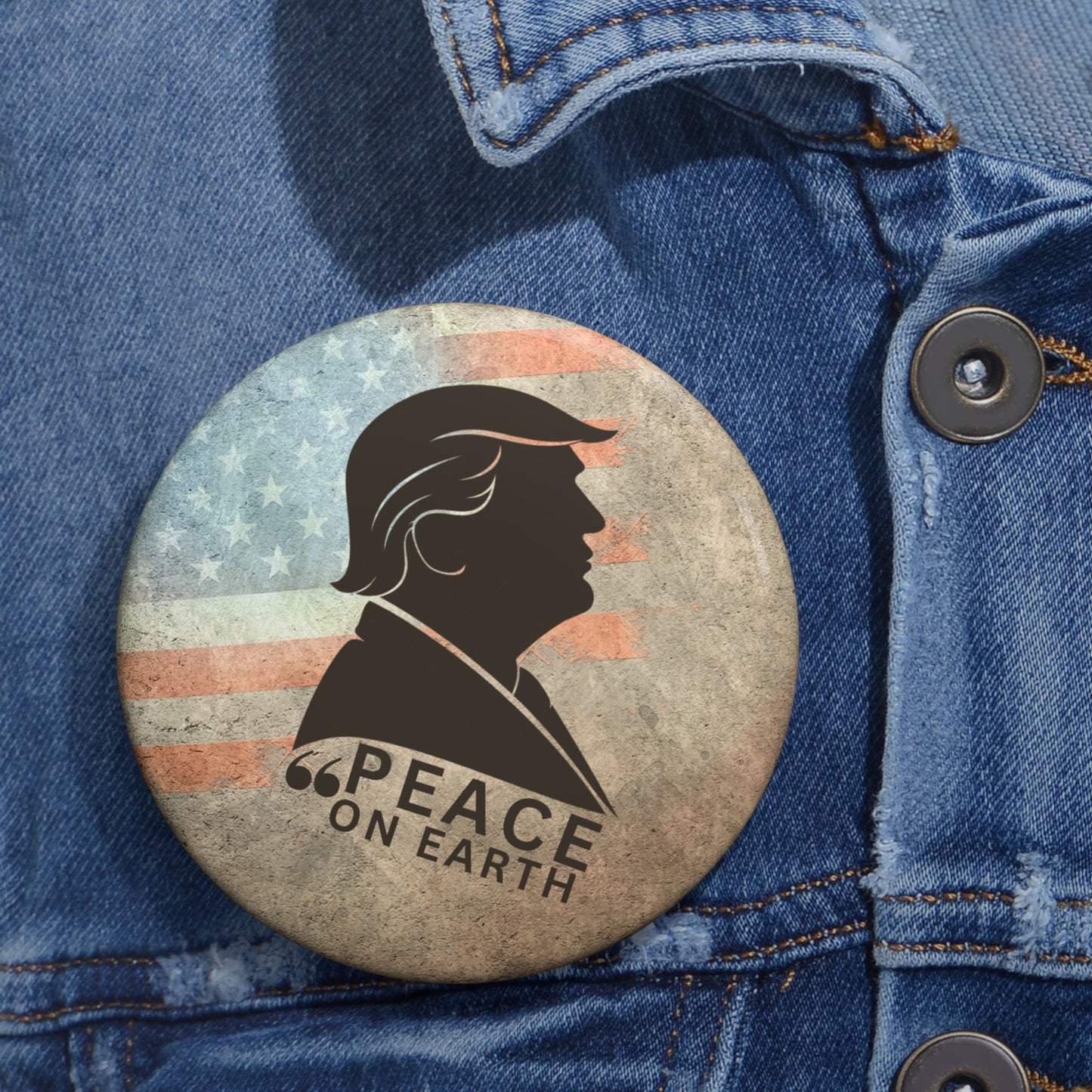 Peace on Earth Pinback Button