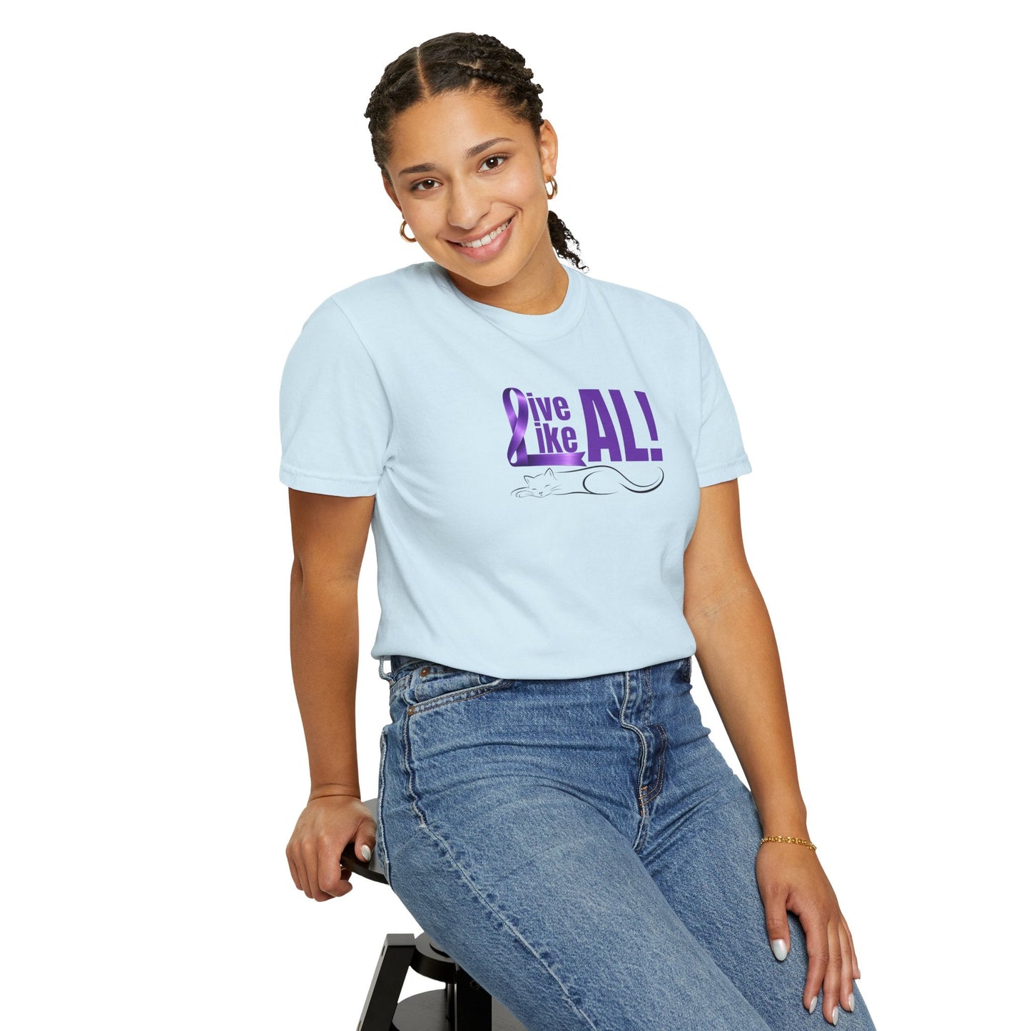 Live Like AL T-Shirt – Epilepsy Awareness Cat Tee