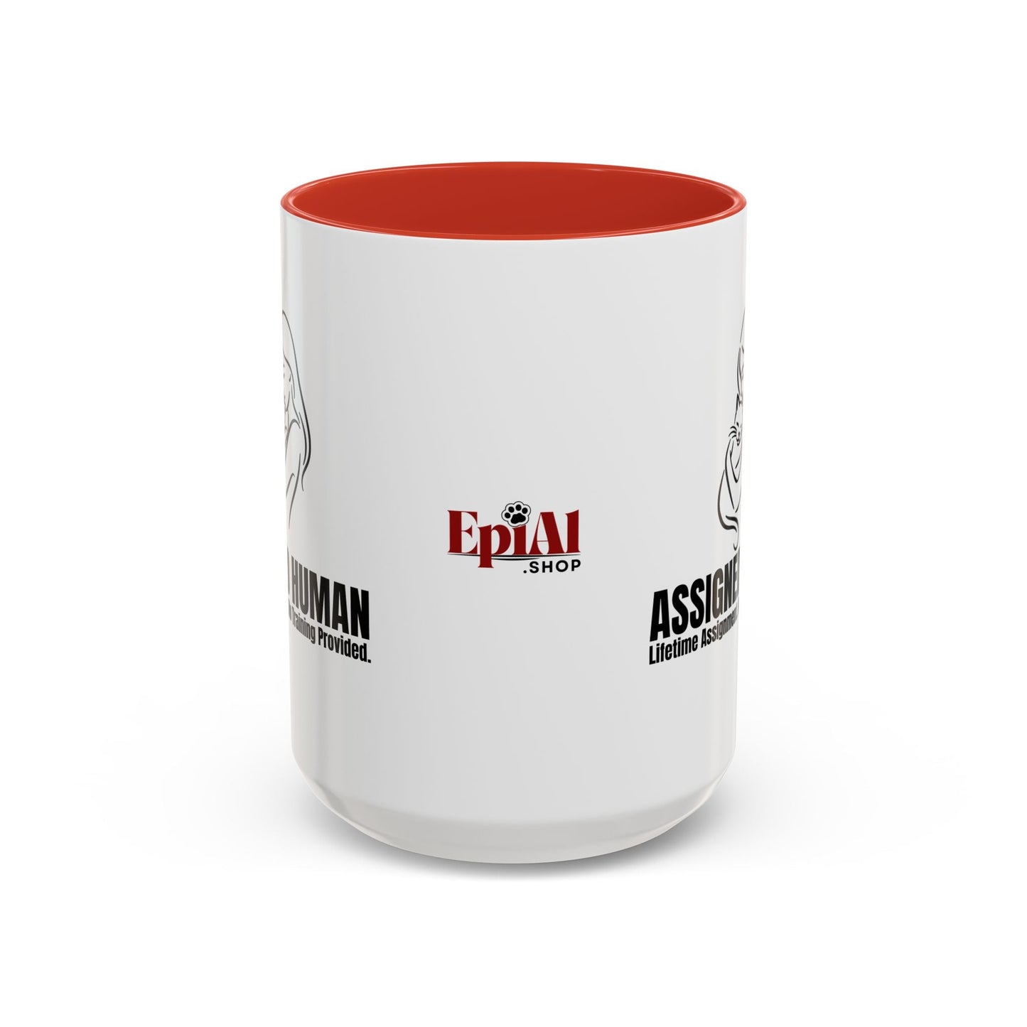 Assigned Human Mug – Lifetime Assignment Cat Coffee Cup