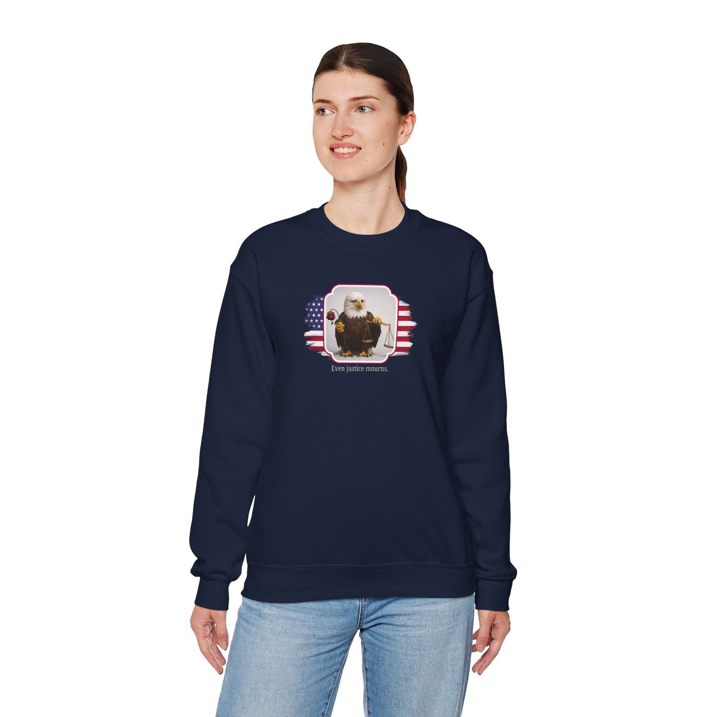 Even Justice Mourns Political Parody Sweatshirt