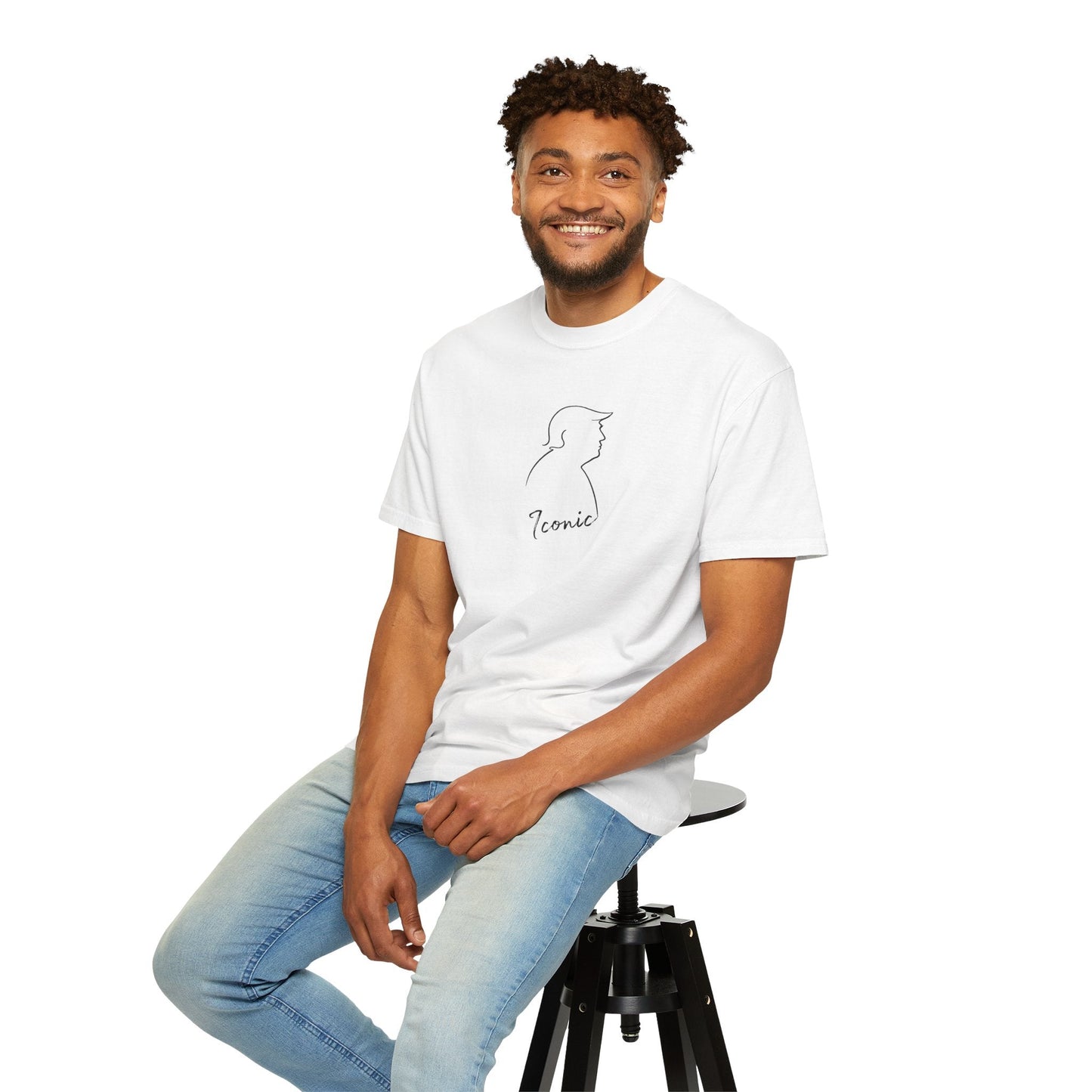 Iconic | Minimal Silhouette Statement T-Shirt
