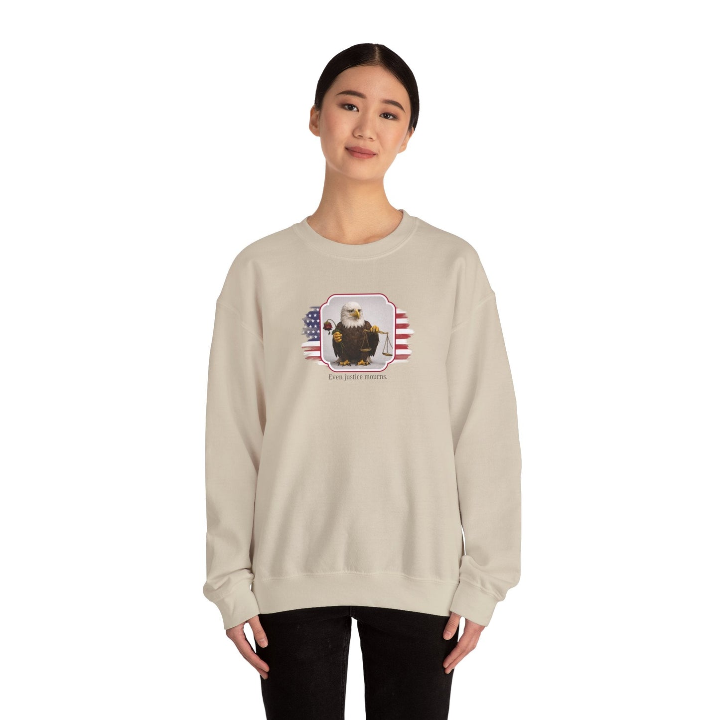 Even Justice Mourns Political Parody Sweatshirt