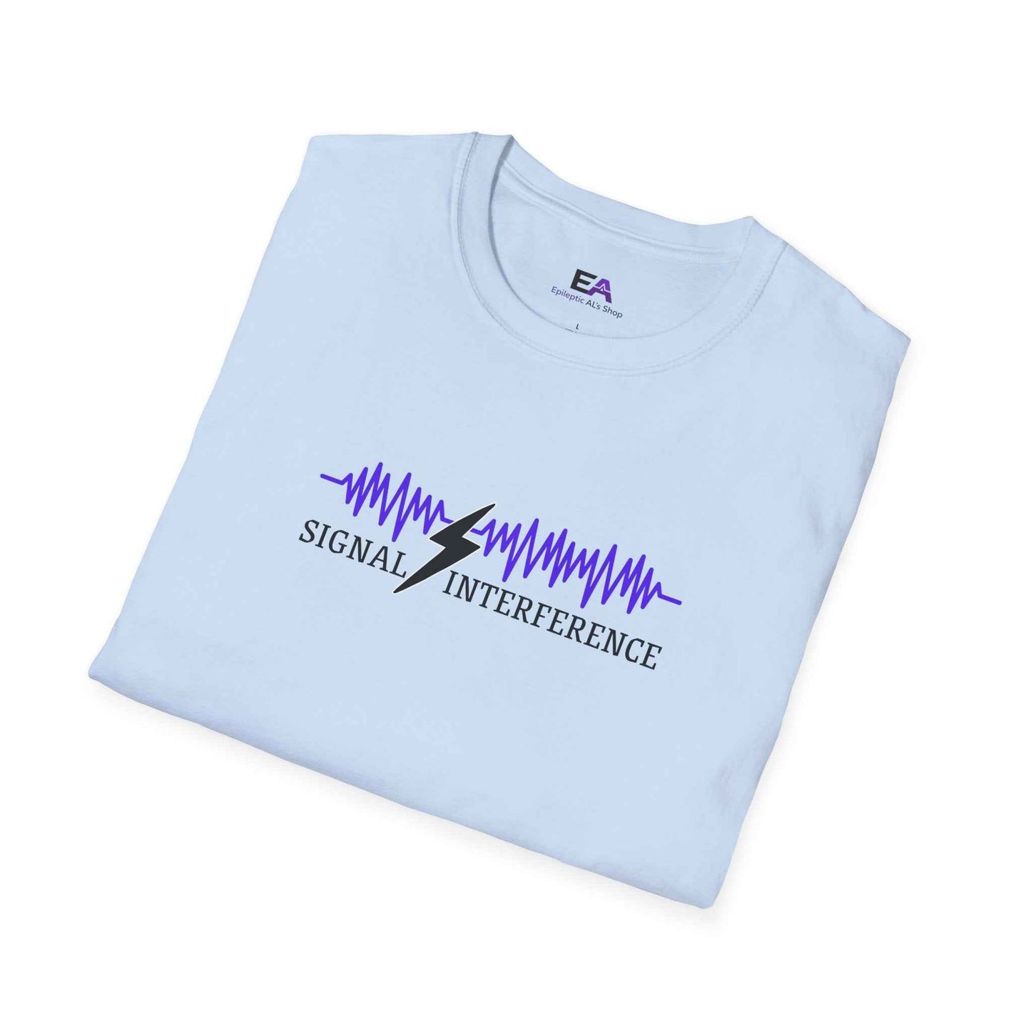 Signal Interference Tee — Quiet Static, Visible Spark