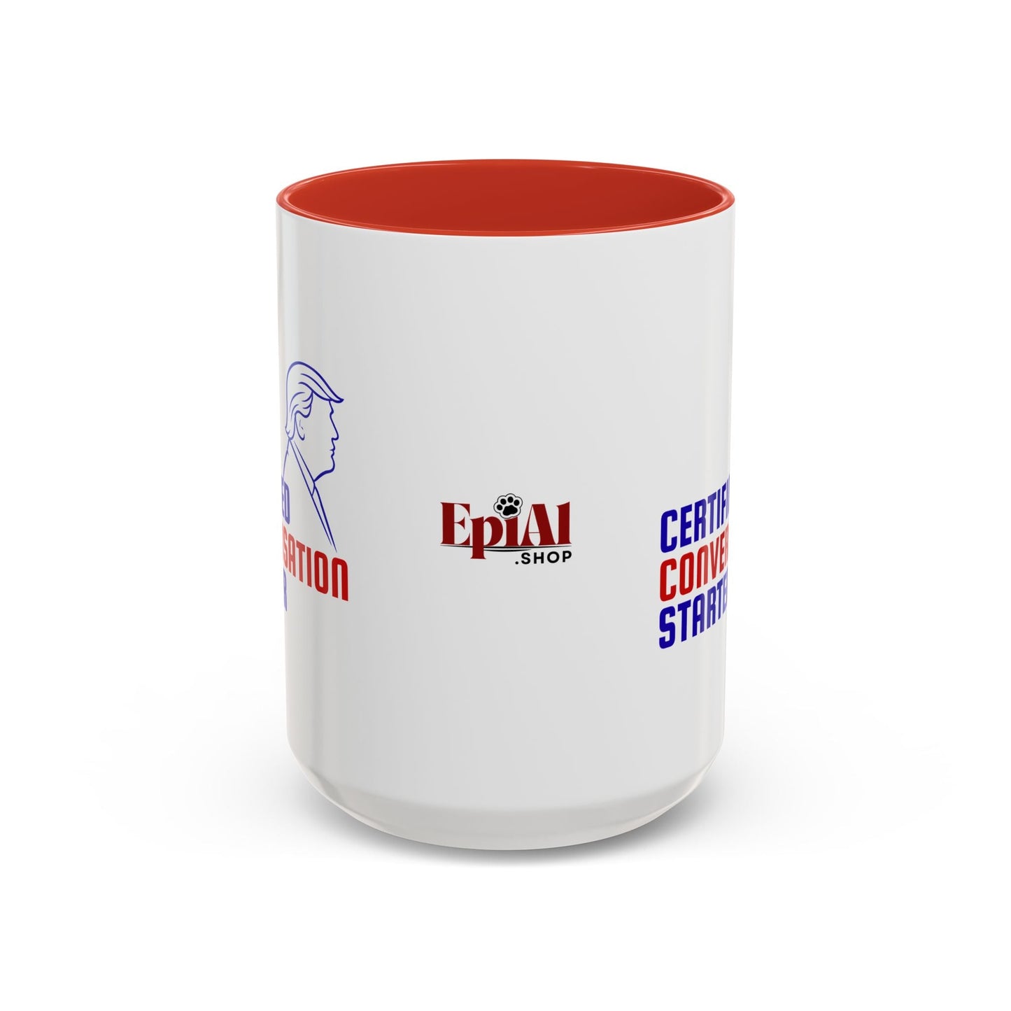 Certified Conversation Starter Mug | Political Parody Coffee Cup