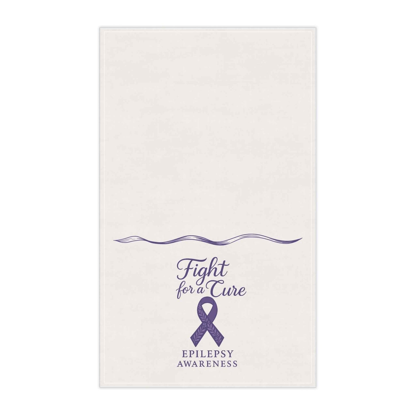 Fight for a Cure Tea Towel | Epilepsy Awareness Kitchen Towel