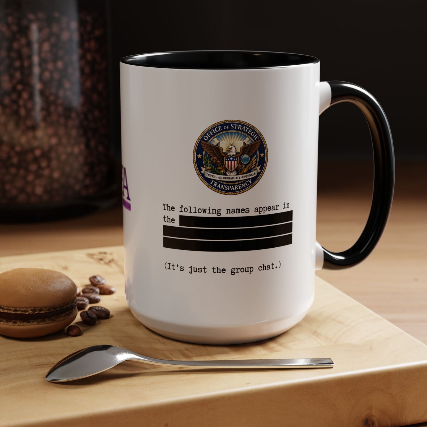 Unsealed Documents Coffee Mug – Redacted Files Political Satire Mug