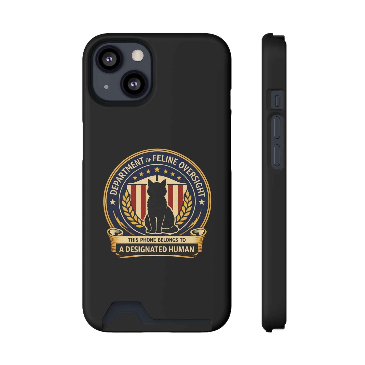 Department of Feline Oversight MagSafe iPhone Case — Designated Human Edition