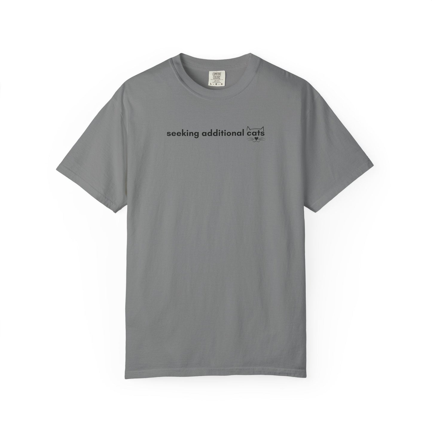 Seeking Additional Cats T-Shirt | Cat Lover Minimal Tee