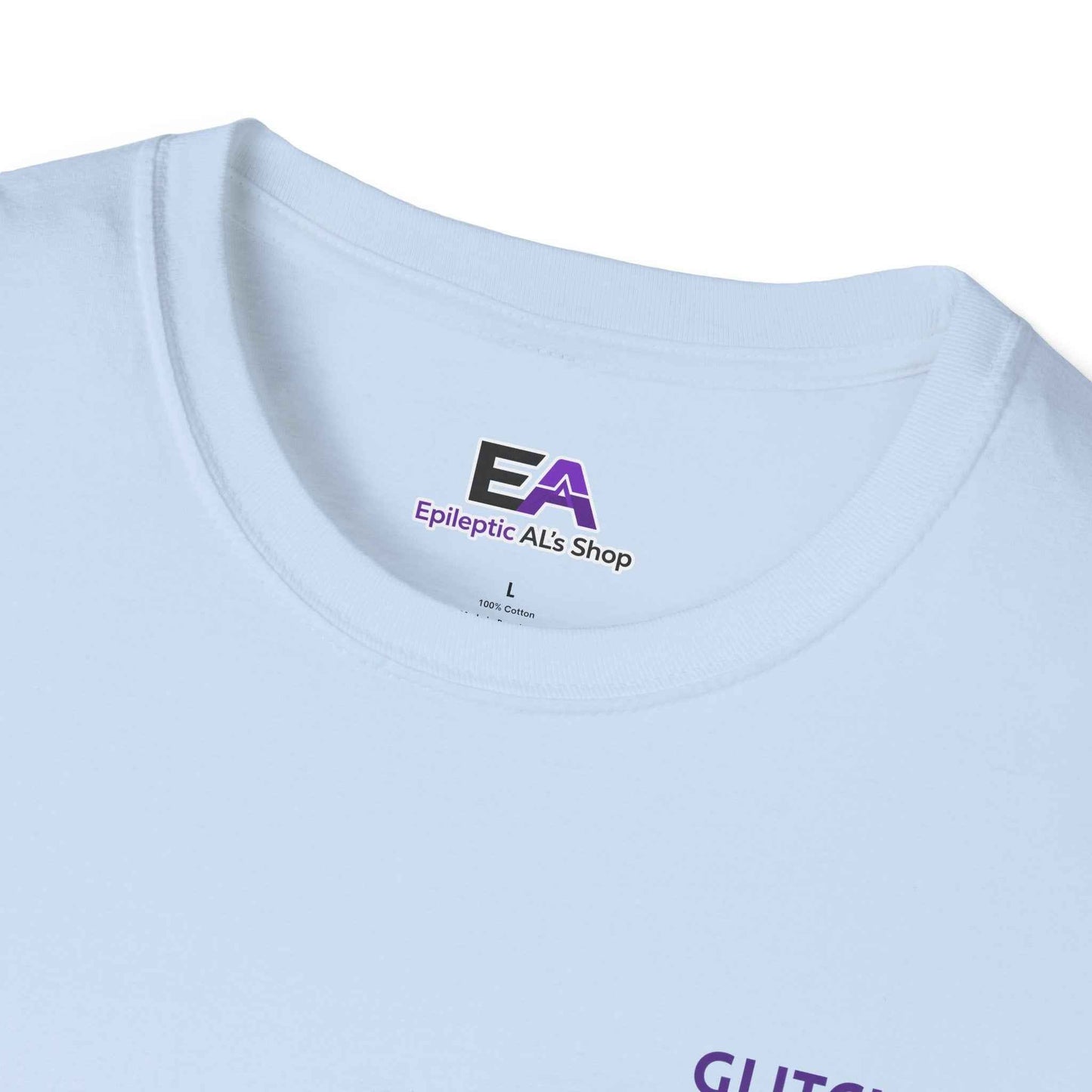 Glitch Happens Tee – Minimalist Seizure First Aid Shirt