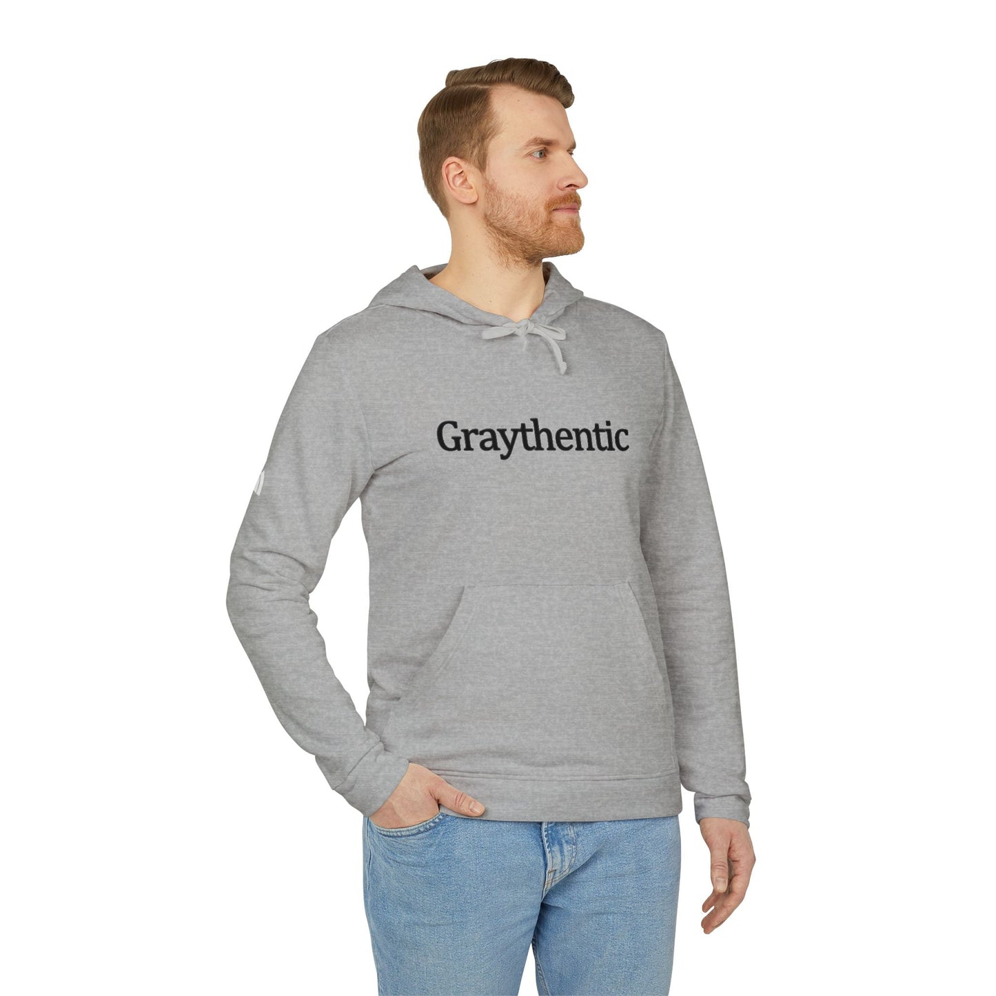 adidas Unisex Fleece Hoodie "Graythentic"