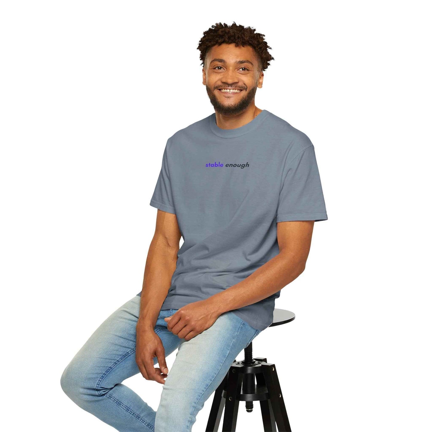 Stable Enough Epilepsy Awareness T-Shirt | Minimal Awareness Tee