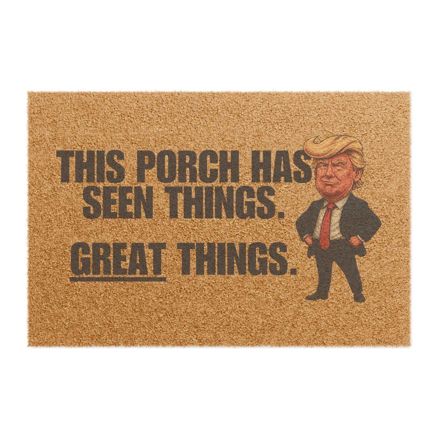 This Porch Has Seen Things Doormat – Parody Welcome Mat
