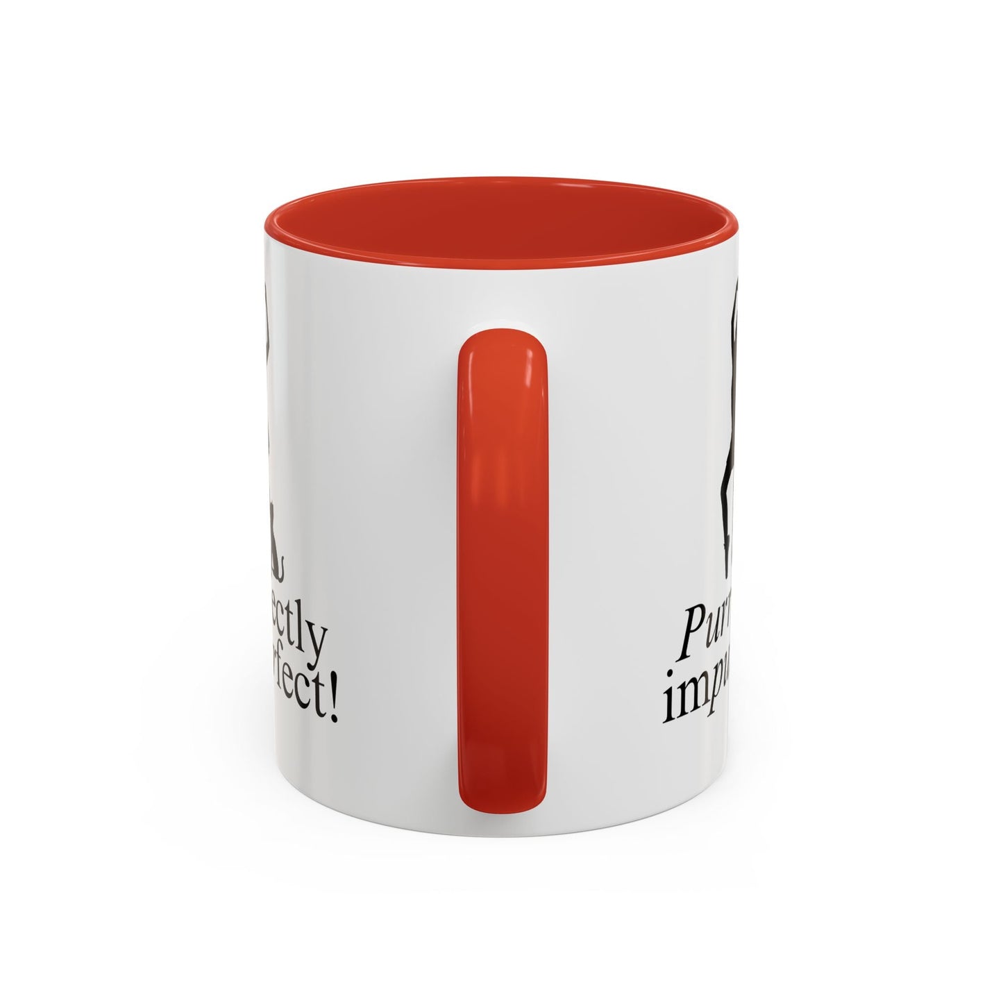 Purrfectly Impurrfect Accent Coffee Mug (11, 15oz)