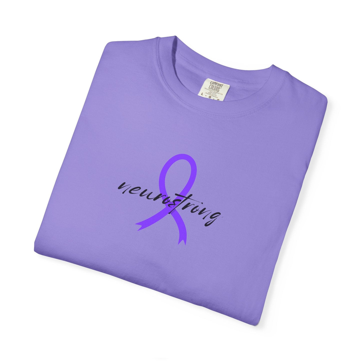 Neurostrong Epilepsy Awareness T-Shirt | Purple Ribbon Tee
