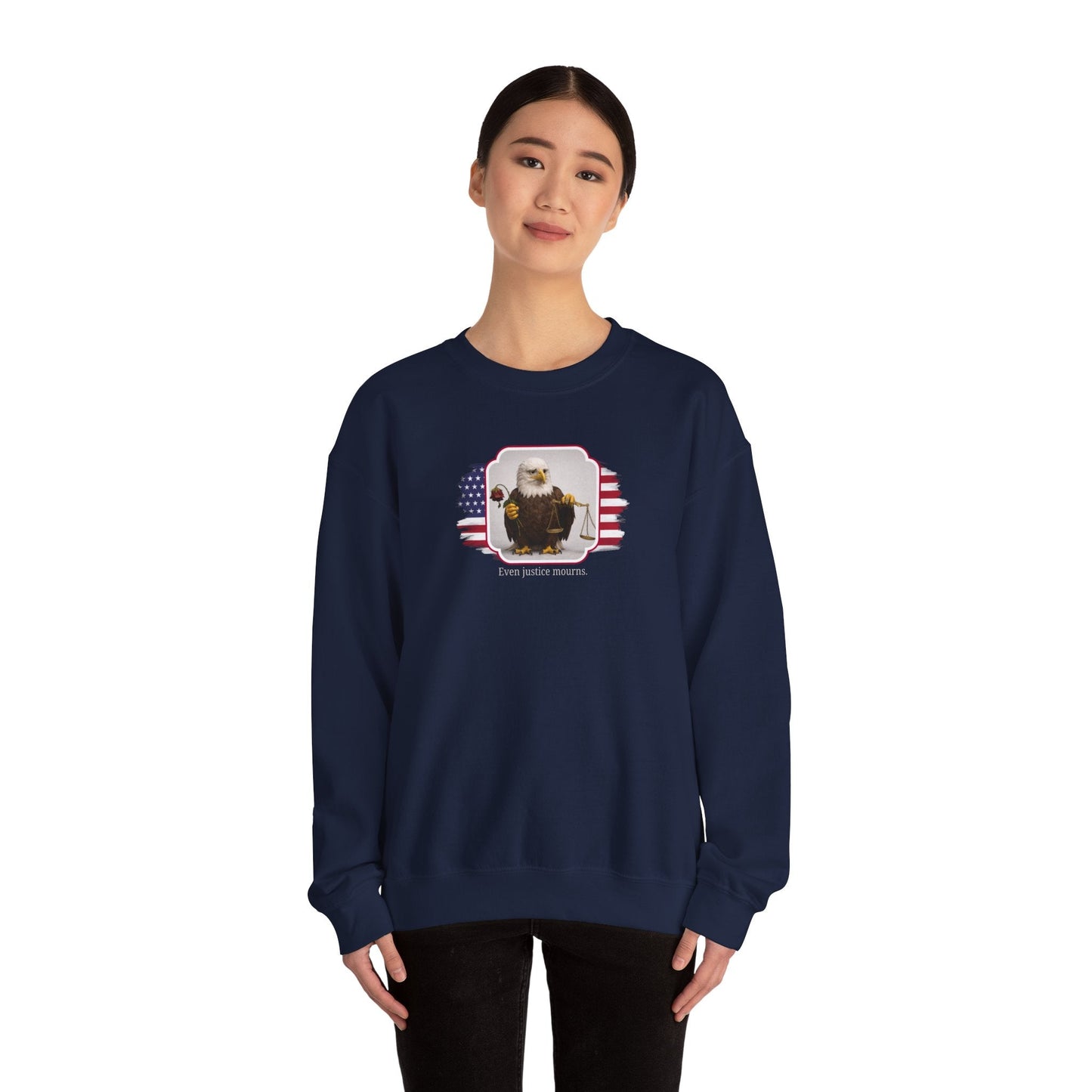 Even Justice Mourns Political Parody Sweatshirt