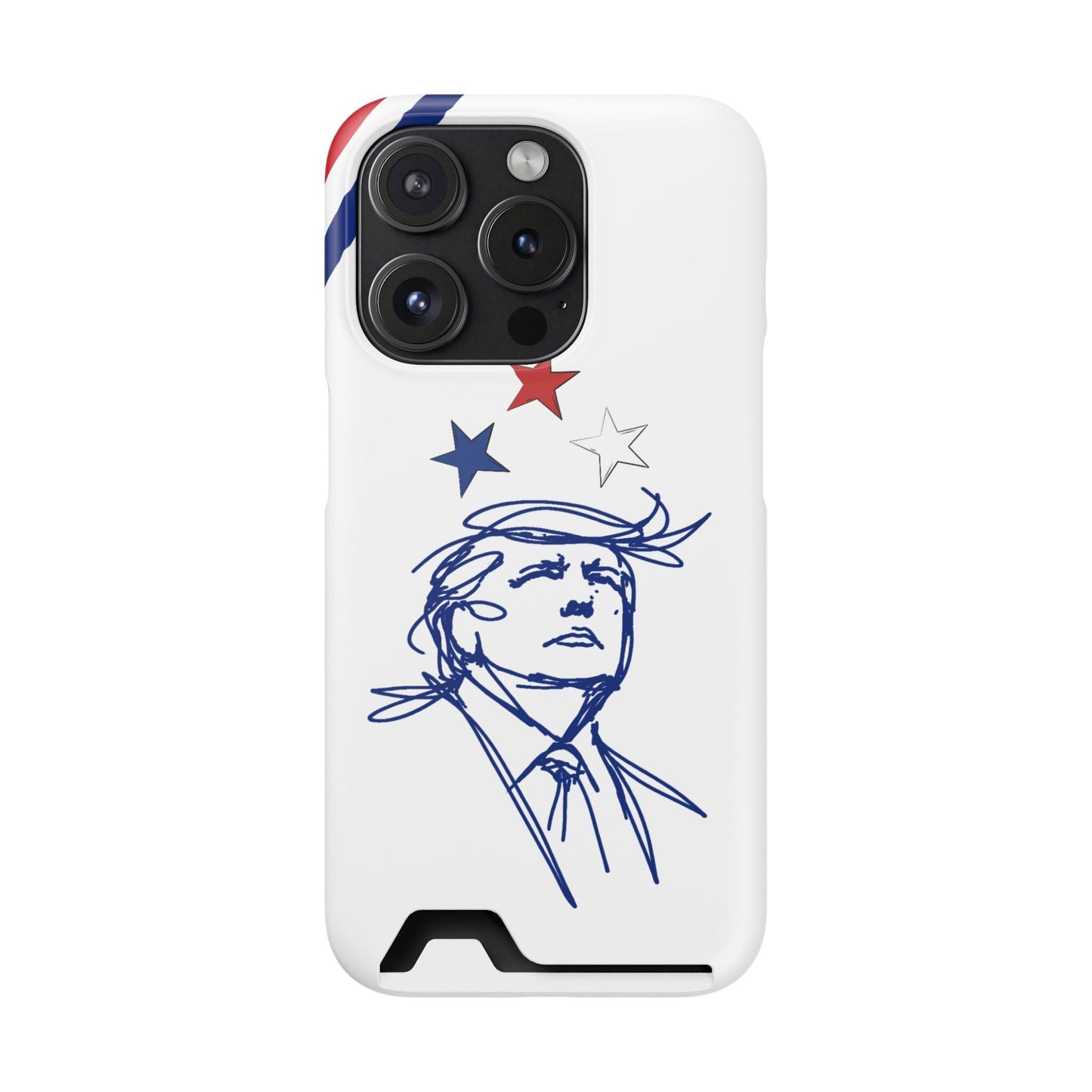 Minimal Line Portrait MagSafe iPhone Case — Say Less Edition