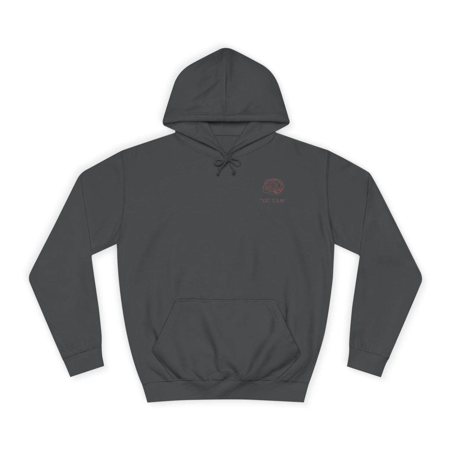 Unisex Overthinking Club Hoodie | Cozy College Gear, Thoughtful Gift for Students, Casual Wear, Relaxed Style, Brainy Humor Apparel