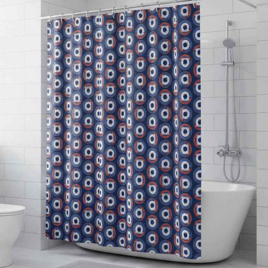Executive Office of Shower Operations Curtain – Patriotic Faux Seal Shower Curtain