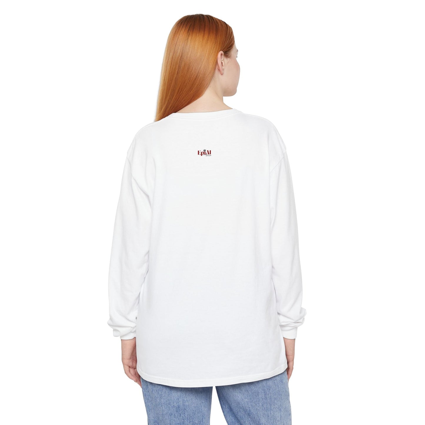 Happy Halloween Cat Long Sleeve Tee for Festive Cat Lovers