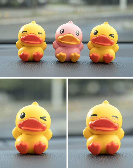 Cute Cartoon Yellow Duck Car Air Freshener for Vent
