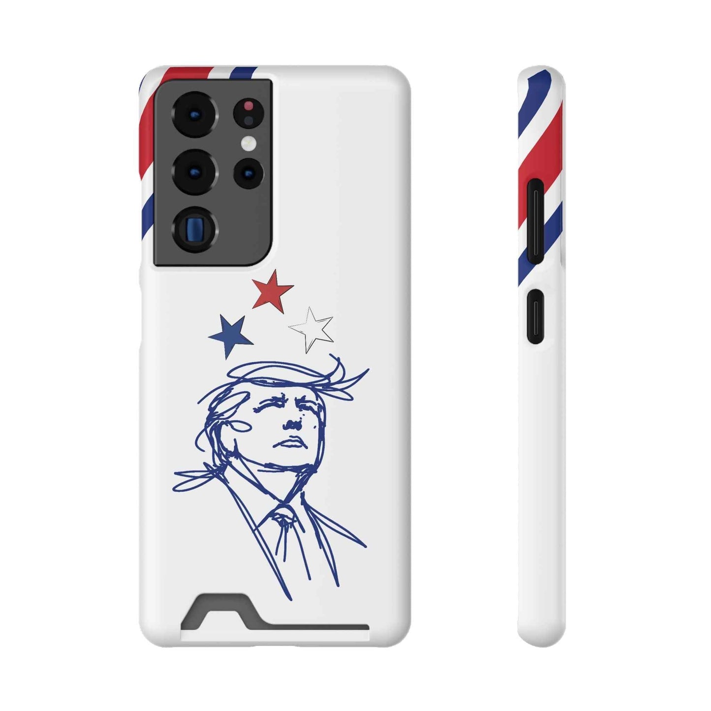 Minimal Line Portrait Samsung Case — Say Less Edition