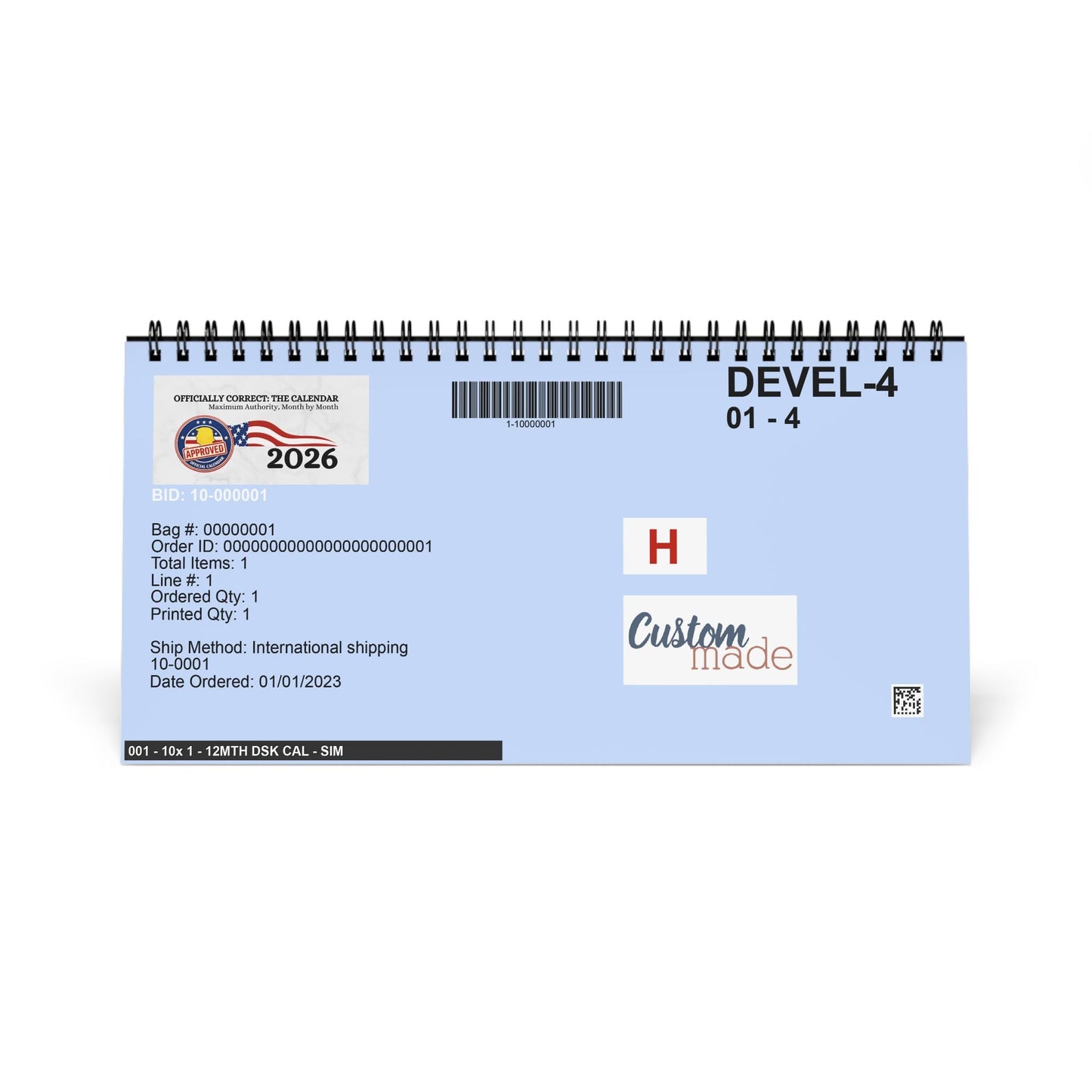 Officially Correct: Maximum Authority, Month After Month – 2026 Desk Calendar