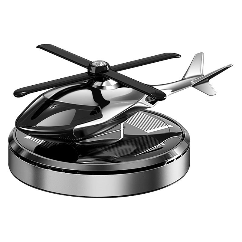Solar-Powered Car Air Freshener with Rotating Design