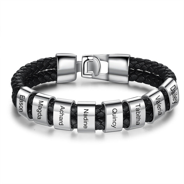 Leather Braided Men's Personality Couple Bracelet